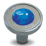 Gg Grand General 95821 Blue Pin Hole Chrome Plated Aluminum Air Knob W/traile.... Fixed Price $52.48.