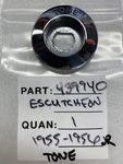 1955 1956 Packard Jr Radio Tone Escutcheon- 439940. Fixed Price $25.00.