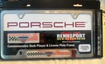 Porsche Commemorative Dash Plaque & License Plate Frame. Fixed Price $65.00.