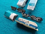 Nos Gm 1970-72 442 Cutlass W-30 Front Fender Emblems Oldsmobile New Set W30. Fixed Price $179.99.