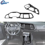 For Dodge Challenger 2015-23 Dash Gear Shift Panel Cover Bezel Trim Carbon Fiber. Fixed Price $84.99.