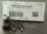 1967 Ford Mustang Only Dash Pad & Mouldings (9) Hardware Amk -F902. Fixed Price $6.95.