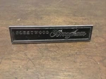 1966 Fleetwood Brougham Dash Emblem Badge 1485641 Cadillac 3-7/8 X 13/16. Fixed Price $40.00.