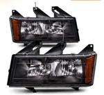Headlights Assembly For 2004-2012 Chevy Colorado Gmc Canyon Black Headlamps Pair. Fixed Price $45.00.