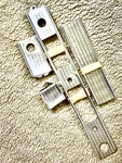 1957 Thunderbird Dash Board Engine Turned Aluminum Trim 4 Pieces. Fixed Price $150.00.