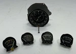 1968-70 Lot Of 5 Mopar Body Rallye Gauges Instrument Panel Cluster Clock Fuel. Fixed Price $247.49.