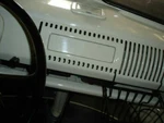 Vw Type 2 Bus 1967 Only Radio Block Off Delete Plate. Fixed Price $35.00.