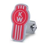 Kenworth Semi Diesel Rig 2"INSERT Solid Brass Kw Logo Hitch Hider Cover Receiver. Fixed Price $93.59.