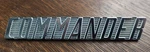 Jeep Studebaker Commander Script Emblem 8 1/2" Lh 296443 New! Free Shipping. Fixed Price $47.00.