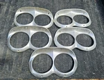 Original Gm 1958 Chevy Impala Bel Air Headlight Bezels Left Right Biscayne. Fixed Price $129.00.