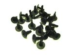 25 Molding Trim Panel Screws #8 X 1/2 Phillips Washer Head Self Tap Black Nos Gm. Fixed Price $5.99.