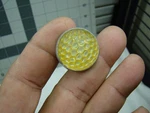 Vintage Yellow Honeycomb Reflector License Plate Bolt Fastener. Fixed Price $29.99.