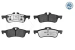 Meyle 025 237 1616/PD Brake Pad Set Rear With Anti-squeak Plate Fits Mini. Fixed Price $38.50.