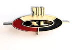 1963 1964 Ford 500 Xl Glove Box Door Emblem , Reproduced. Fixed Price $140.00.