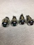 Vintage Brass + ? Boat Marine Hot Rod Race Car Dash Panel Green Red Light 4 Four. Fixed Price $100.00.