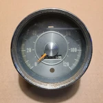 Vintage Early 60'S Studebaker Lark Speedometer Gauge, 120MPH, Chrome. Fixed Price $70.00.