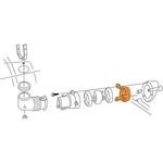 1968-1977 C3 Corvette Dash Side Vent Duct Ball Retainer Sold Each 3919505. Fixed Price $28.95.