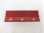 Oem Ford 1966 Falcon Radio Delete Dash Trim Panel Red. Fixed Price $109.00.