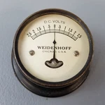 Vintage Weidenhoff Chicago Usa Motor Dc Volts Gauge 2.5 Steampunk. Fixed Price $59.99.