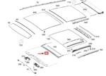 Mercedes-benz Gle W167 Roof Wind Deflector A1677802500. Fixed Price $292.16.