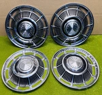 1962-1963 Pontiac Tempest 15" Wheel Covers Hubcaps (4). Fixed Price $75.00.