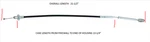 New Reproduction 1966 Dodge Plymouth B-body 383 Throttle Cable 2658749R. Fixed Price $49.95.
