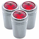 United Pacific Chrome Mini Toggle Extensions With Red Jewel Top For Kenworth. Fixed Price $22.99.