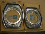 Nos Oem Ford 1965 Galaxie Custom 500 Tail Light Bezels Chrome Trim Door. Fixed Price $329.00.
