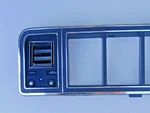 Dash Bezel 73 74 75 76 77 78 79 Ford Truck F100 F150 F250 Black With A/c New. Fixed Price $134.95.