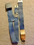 1965 66 67 Ford Mustang Cougar Torino Thunderbird Blue Front Seat Belts. Fixed Price $48.00.