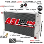 For Chevrolet Camaro 70-81/ Monte Carlo 78-87 G-body 3 Row Aluminum Radiator. Fixed Price $159.00.