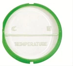 1957 Chevy Temperature Lens, Each; Danchuk 300B. Fixed Price $18.20.