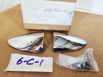 Set Of 2- Dennis Carpenter 0A-7004404 1950 Ford Dash Trim Ends. Fixed Price $80.00.
