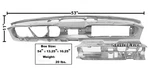 Ford Mustang Steel Dash Panel Assembly Weld Through Primer 65, 1965. Fixed Price $600.60.