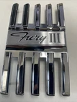 Nos 1966 Plymouth Fury Lf Fender Emblem 2579611 Nice L3. Fixed Price $174.95.