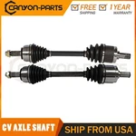 2X Front Side Cv Axle Half Shaft For 1986-1989 Acura Integra 1.6L L4 Fwd. Fixed Price $205.39.