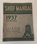 1937 Packard Shop Manual Six 120 Super Eight 8 Twelve Repair Service Book. Fixed Price $21.99.