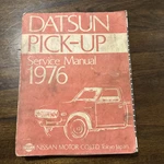 Datsun Pick-up Service Manual 1976 Automotive 20051 Nissan Japan. Fixed Price $25.00.