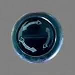 Cap Knob Fresh Air White Arrows Fits Volkswagen TYPE1 Bug TYPE3 Super Beetle. Fixed Price $19.75.