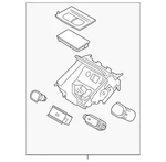 Genuine Kia Tray 84630-S9AF0FHV. Fixed Price $171.96.