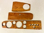 70S Fiat 124 Spider--custom Wood Dash Kit--highly Figured Curly American Cherry. Fixed Price $269.95.