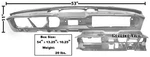 1965-65 Mustang Dash Panel Assy Standard. Fixed Price $436.82.