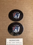 1950 Ford Crest Emblems Pair Vintage Use Display. Fixed Price $14.95.
