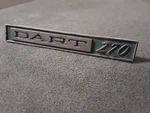 1963 1964 Dodge Dart 270 Emblem Plaque Script Mopar 2217936. Fixed Price $25.00.