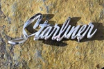 1962 Ford Sunliner Glove Box Door Emblem Script Nice Chrome. Fixed Price $88.00.
