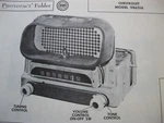 1951 Chevrolet 986516 Radio Photofact. Fixed Price $10.00.