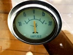 Vtg Ampere Gauge 2" Hole Diameter, Ford Merc Hot Rod Olds Gasser Hudson Pontiac. Fixed Price $18.00.