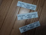 3) 1970 Pontiac Tempest Lemans T-37 Fender / Deck Trunk Lid Decals. Fixed Price $29.95.