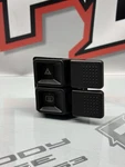 1987-93 Ford Mustang Hazard Light Rear Defrost Dash Switch Lx Gt. Fixed Price $45.00.