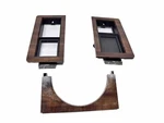 1989-1993 Cadillac Deville Dash Column Wood Grain Bezel Trim Set Of Nice Oem. Fixed Price $47.00.
